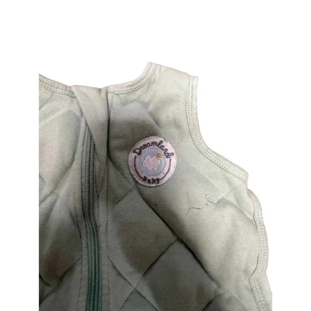 Dreamland Baby Dream Weighted Sack Large 12-24M Sage Green Quilted Sleep Bag